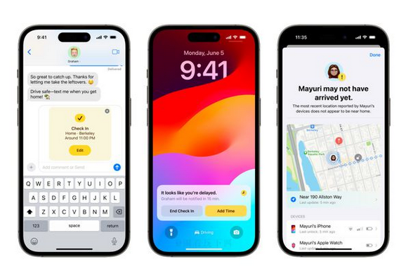 峨蔓镇苹果维修站分享如何在iPhone上使用平安确认功能 