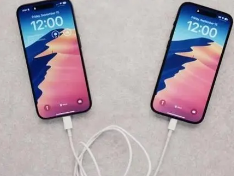 峨蔓镇苹果15维修店分享iPhone15可以给安卓充电吗 
